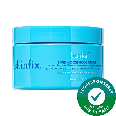 Crème pour le corps stimulante aux lipides de Barrier+