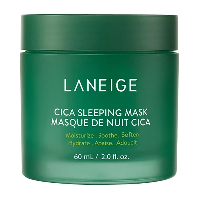 Cica Sleeping Mask with Centella Asiatica for Moisture Barrier Support