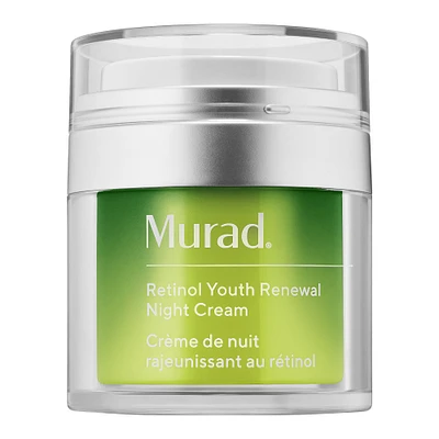 Murad Retinol Youth Renewal Night Cream with Niacinamide + Peptide 1.7 oz/ 50 mL