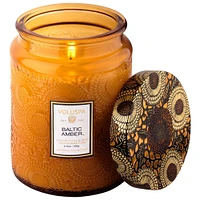 Baltic Amber Glass Candle