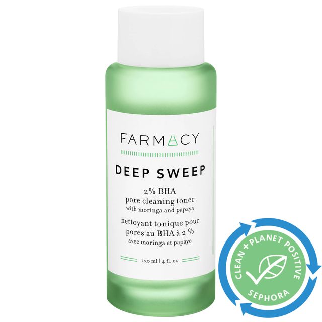 Farmacy Deep Sweep 2% BHA Pore Cleaning Toner with Moringa + Papaya 4.0 oz/ 120 mL