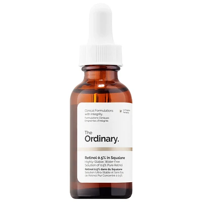 The Ordinary Retinol 0.5% in Squalane, Signs of Aging Serum 1 oz/ 30 mL