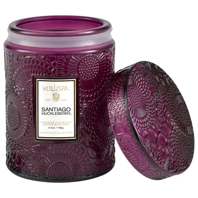 VOLUSPA Bougie en pot de verre Santiago Huckleberry™ g