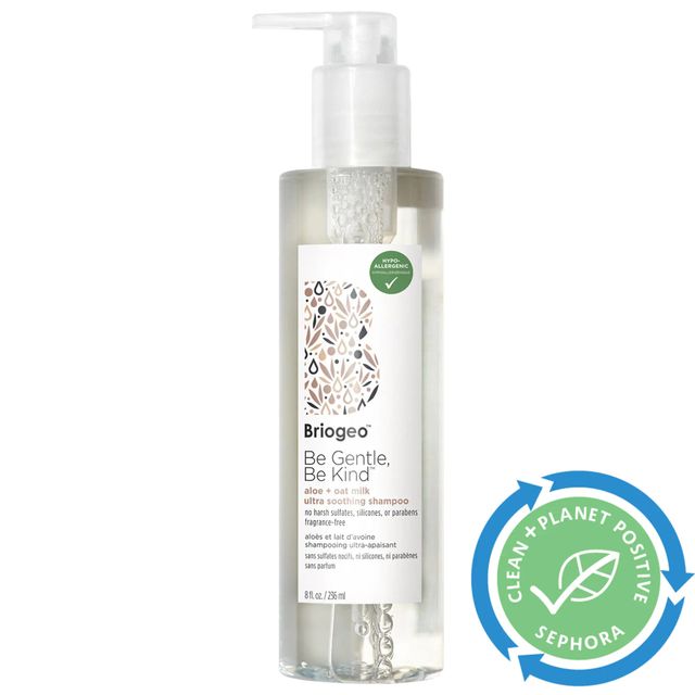 Briogeo Be Gentle, Be Kind Aloe + Oat Milk Ultra Soothing Fragrance-free Hypoallergenic Shampoo 8.0 oz/ 236 mL