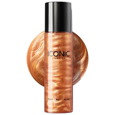 Iconic London Prep-Set-Glow Hydrating Glowy Setting Spray 4 oz/ 120 mL