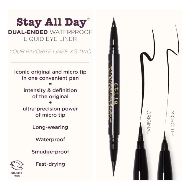 Stay All Day® Dual-Ended Waterproof Liquid Eye Liner