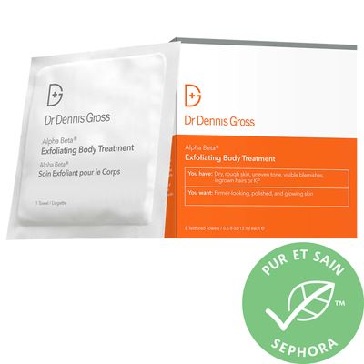 Dr. Dennis Gross Skincare Soin exfoliant pour le corps Alpha Beta® 8 Textured Towels
