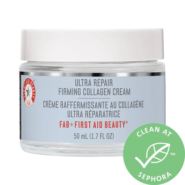 First Aid Beauty Ultra Repair Firming Collagen Cream with Peptides and Niacinamide 1.7 oz/ 50 mL