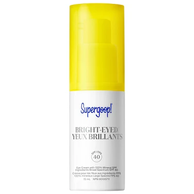 Supergoop! Bright-Eyed 100% Mineral Eye Cream SPF 40 PA+++ 0.5 oz/ 15 mL