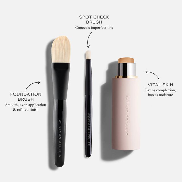 Clean Foundation and Concealer Spot Check Brush