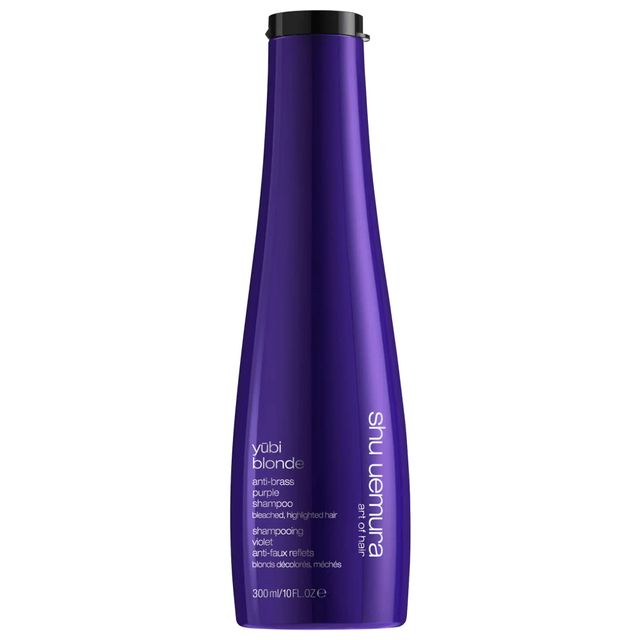 shu uemura Yubi Blonde Anti-Brass Purple Shampoo for Blonde Hair 10 oz/ 300 mL