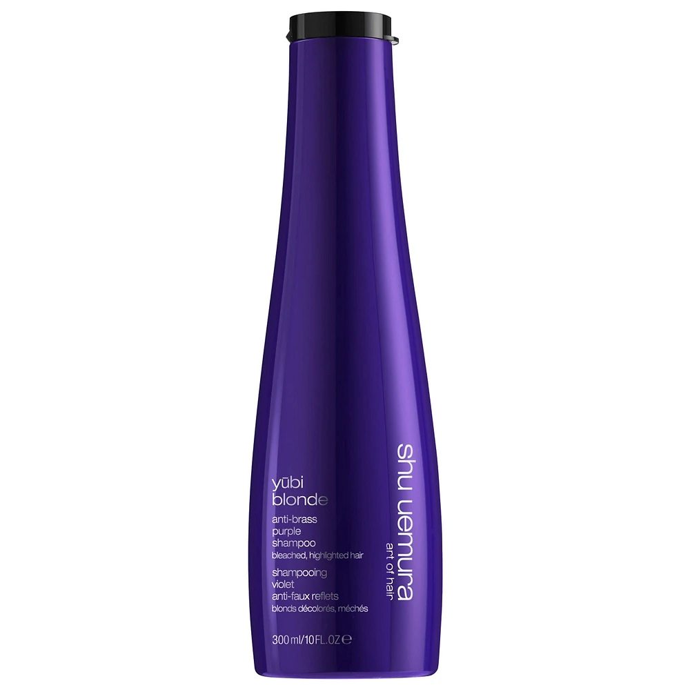 shu uemura Yūbi Blonde Anti-Brass Purple Shampoo for Blonde Hair 10 oz/ 300 mL