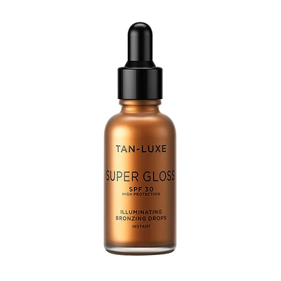 Super Gloss Instant Bronzing Face Drops with SPF 30