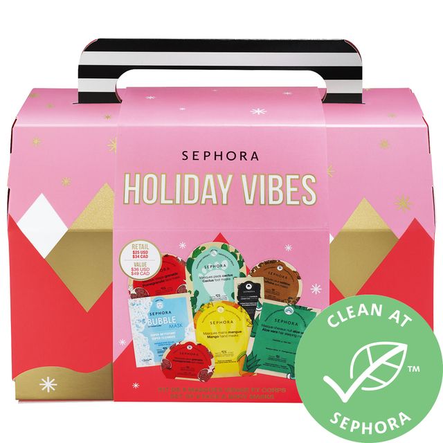 Holiday Vibes - Set of 8 Face and Body Masks