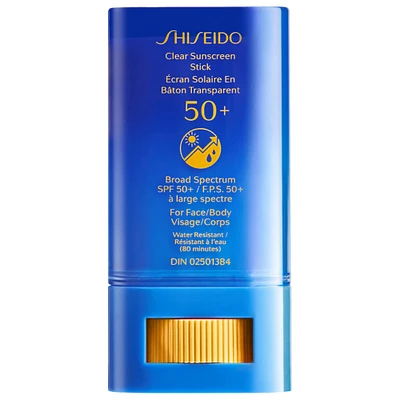 Shiseido Clear Sunscreen Stick SPF 50 0.7 oz/ 20 g