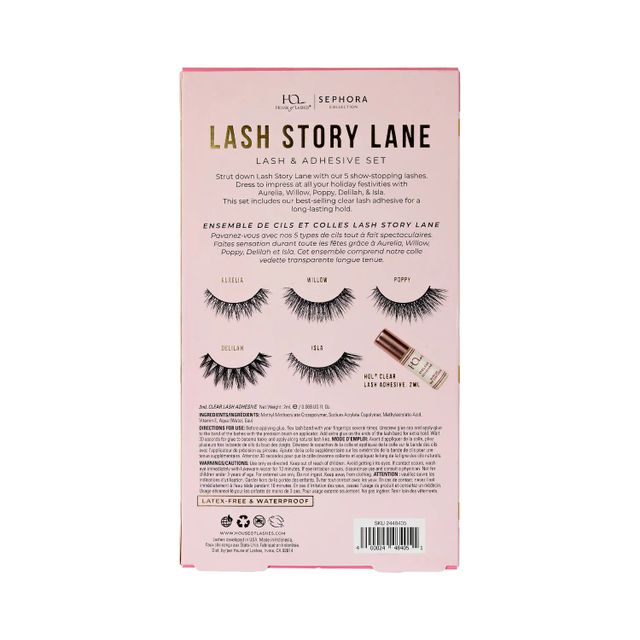 House of Lashes x Sephora Lash Story Lane Eye Lash and Adhesive Set