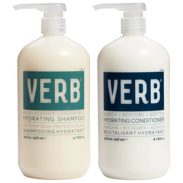 Hydrating Shampoo and Conditioner Jumbo Set for Dry and Damaged Hair