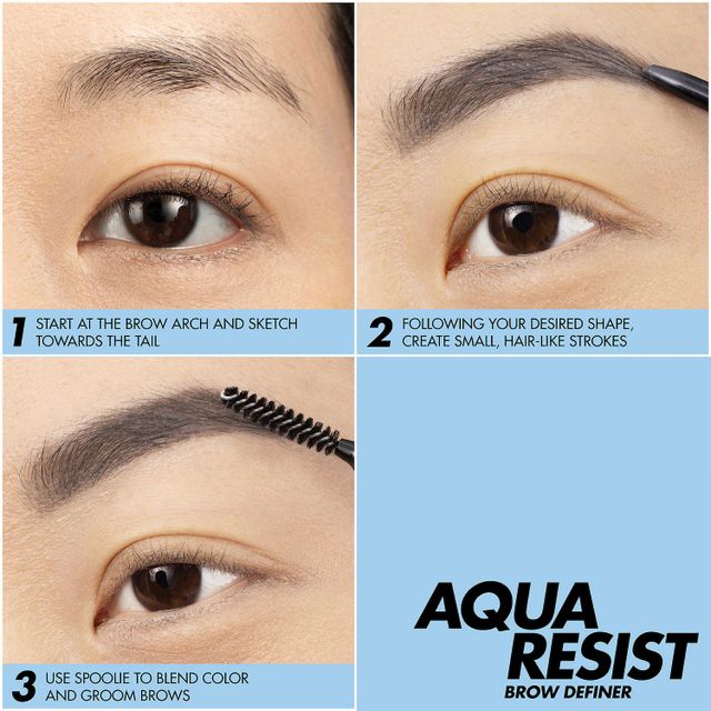 Aqua Resist Waterproof Eyebrow Definer Pencil - MAKE UP FOR EVER