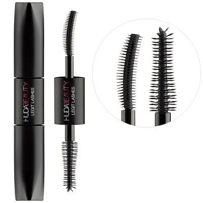 HUDA BEAUTY Mini LEGIT LASHES Double-Ended Volumizing and Lengthening Mascara 2 x 0.11 oz/ 3.5 mL