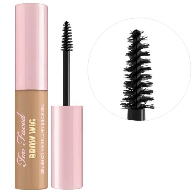 Too Faced Brow Wig Brush on Eyebrow Gel Natural Blonde 0.19 oz/ 5.6 mL