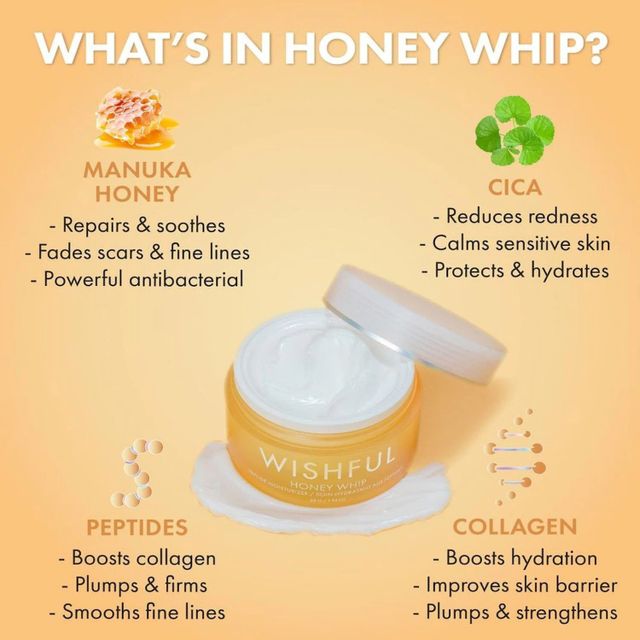 Honey Whip Peptide and Collagen Moisturizer