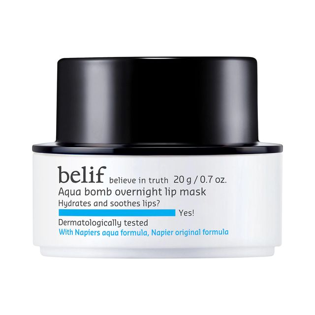 belif Aqua Bomb Overnight Lip Mask with Shea Butter .7 oz/ 20 g
