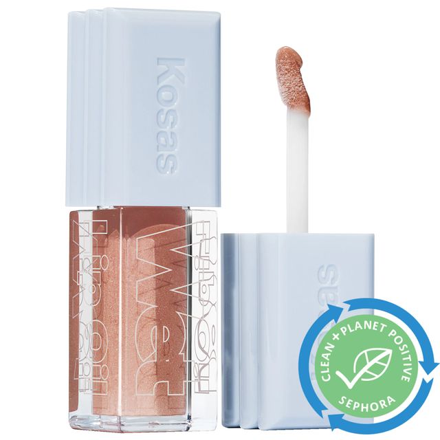 Kosas Wet Lip Oil Plumping Treatment Gloss - Undressed Collection .15 oz/ 4.6 mL