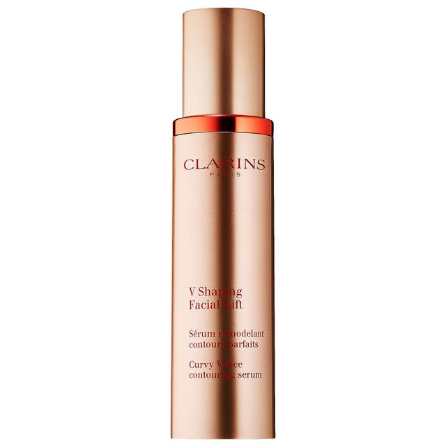 Clarins V Shaping Facial Lift Depuff & Contour Serum with Hyaluronic Acid 1.6 oz/ 50 mL