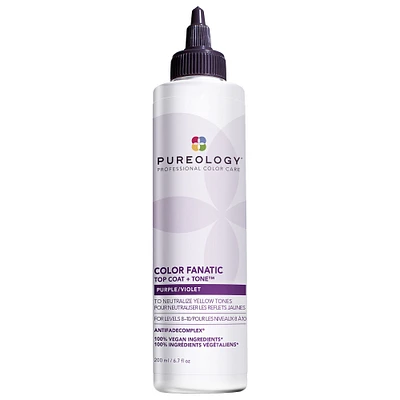 Pureology Color Fanatic Top Coat + Tone Hair Gloss Purple/Violet 6.7 oz / 200 mL