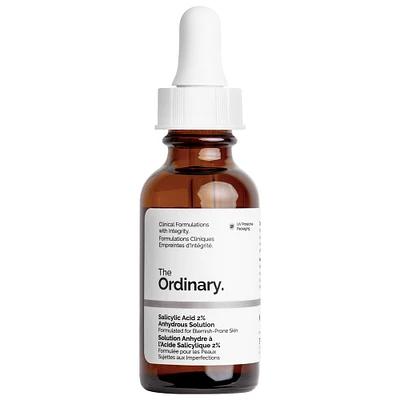 The Ordinary Salicylic Acid 2% Anhydrous Solution, Gentle Exfoliating Serum for Blemishes 1 oz/ 30 mL