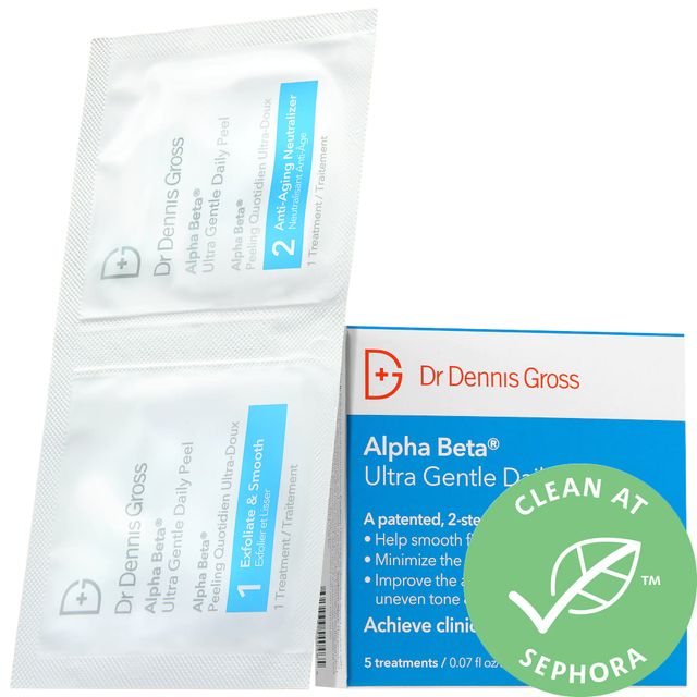 Dr. Dennis Gross Skincare Mini Alpha Beta® Ultra Gentle Daily Peel Pads for Sensitive Skin 5 Treatments