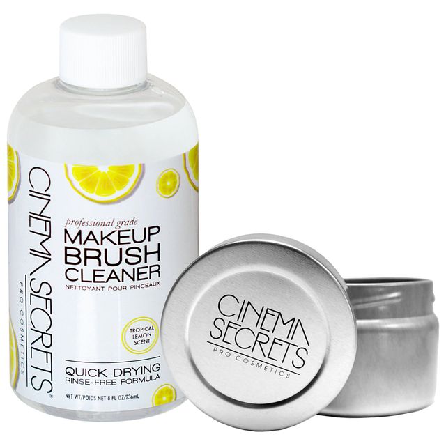 Cinema Secrets Tropical Lemon Makeup Brush Cleaner Pro Starter Kit 8 oz/ 236 mL