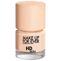 MAKE UP FOR EVER Mini HD Skin Undetectable Longwear Foundation 1R02 Cool Alabaster 0.04 oz / 12 mL