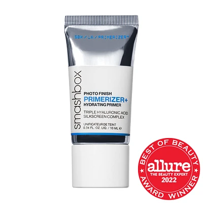 Smashbox Mini Photo Finish Primerizer+ Hydrating Face Primer with Hyaluronic Acid .34 oz / 10 mL