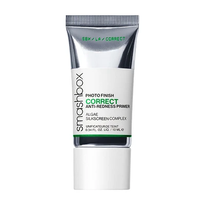 Smashbox Mini Photo Finish Correct Anti-Redness Face Primer .34 oz / 10 mL