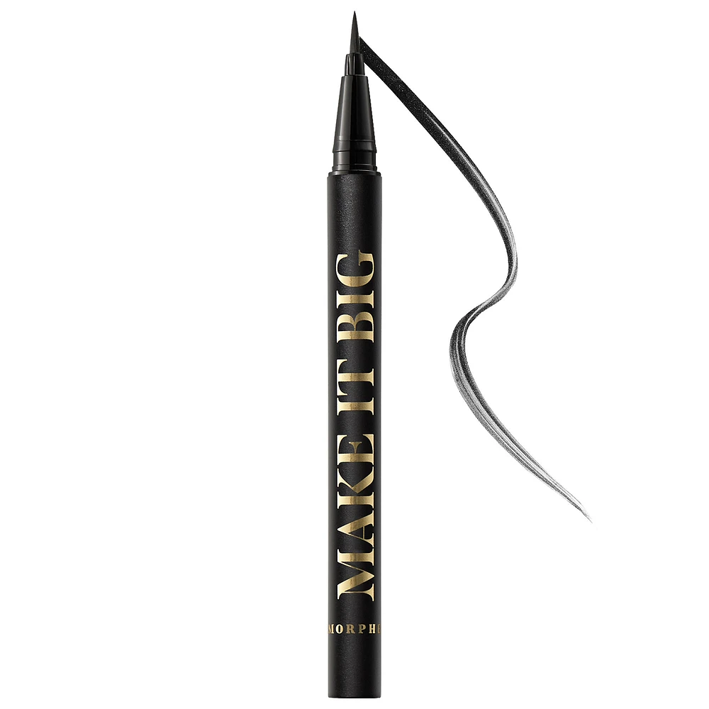 Morphe Make It Big Brush-Tip Liquid Liner Bold Black 0.019 oz/ 0.55 mL