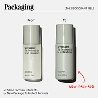 The Deodorant Gel - With 5% Alpha Hydroxy Acid (AHA) and Niacinamide