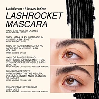 LASHROCKET MASCARA with Lash Enhancing Peptides