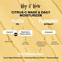 Nudeskin Citrus-C - Vitamin C Moisturizer & Mask