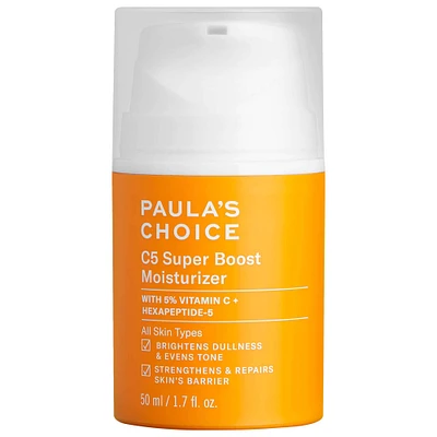 C5 Super Boost Vitamin C Moisturizer for Brightening and Evening Tone