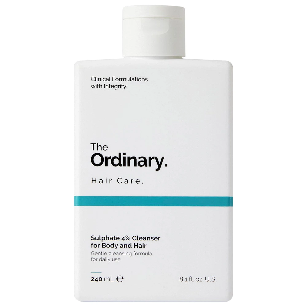 Sulphate 4% Cleanser for Body and Hair, Gentle Daily Cleanser