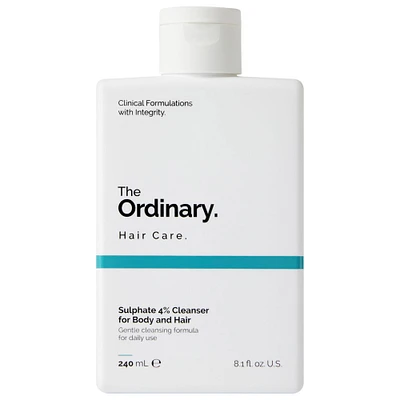 Sulphate 4% Cleanser for Body and Hair, Gentle Daily Cleanser