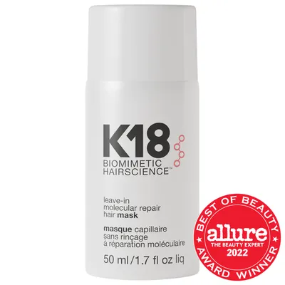 K18 Biomimetic Hairscience Leave-In Molecular Repair Hair Mask 1.7 oz/ 50 mL
