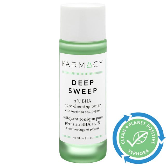 Farmacy Mini Deep Sweep 2% BHA Pore Cleaning Toner with Moringa + Papaya 1.7 / 50