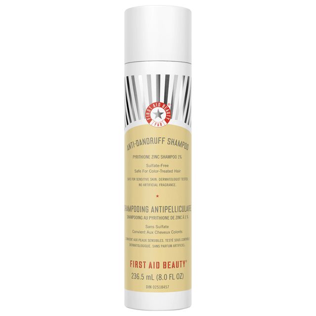 First Aid Beauty Anti-Dandruff Shampoo with 1% Pyrithione Zinc (ZPT) 8 oz/ 236.5 mL