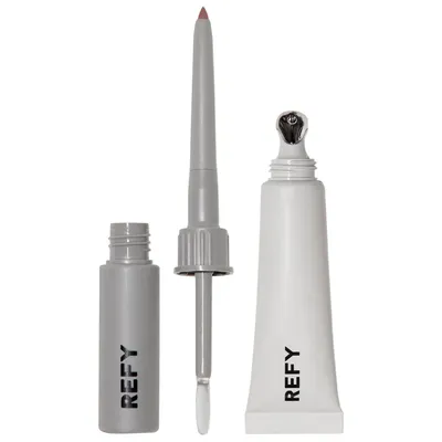 REFY Lip Collection: Lip Liner, Setter, and Lip Gloss Taupe