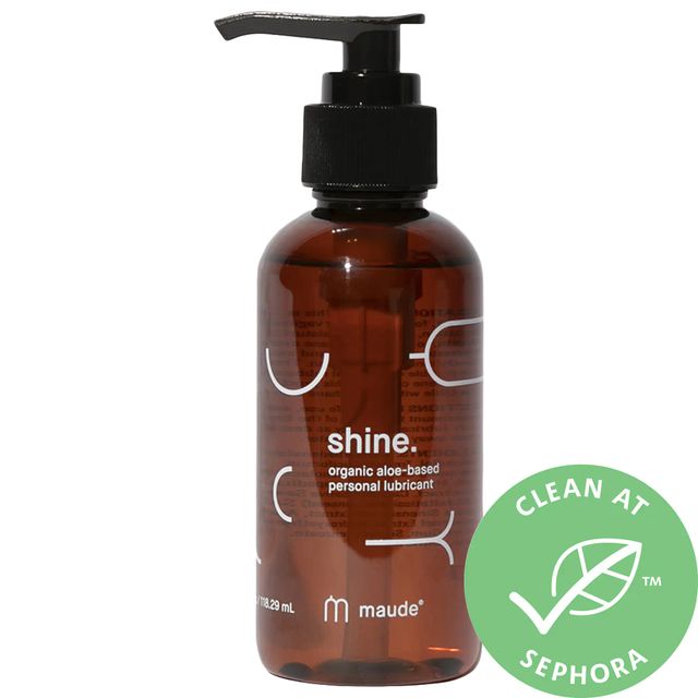 maude Shine - ultra-hydrating, organic aloe-based personal lubricant 4 oz/ 118 mL