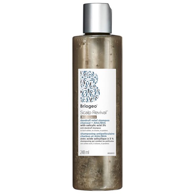 Briogeo Scalp Revival MaxStrength Dandruff Relief Shampoo Charcoal + AHA/BHA with Salicylic Acid 3% 8.4 oz/ 248 mL