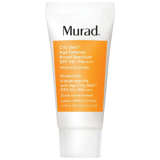 Murad Mini City Skin Age Defense Broad Spectrum SPF 50 PA++++.6 oz / 18 mL