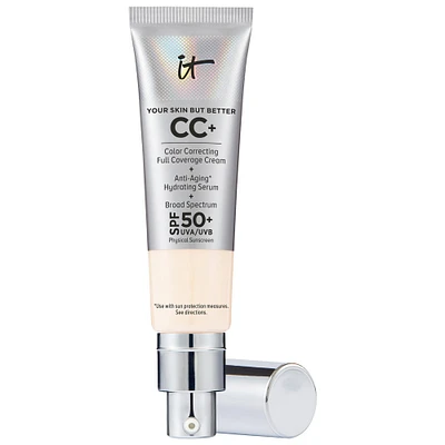 IT Cosmetics CC+ Cream Full Coverage Color Correcting Foundation with SPF 50+ 1.08 32 mL